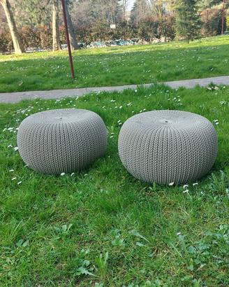 Pouf giardino o terrazzo