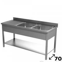 Lavandino acciaio inox professionale