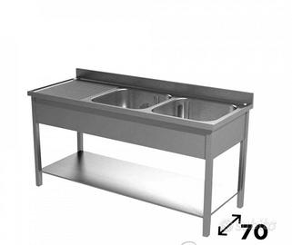 Lavandino acciaio inox professionale