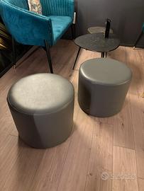 Pouf Avalon grigio per bar, pub, asili scuole etc