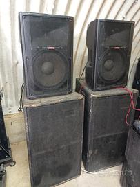 impianto professionale attivo 2 casse 2 sub 