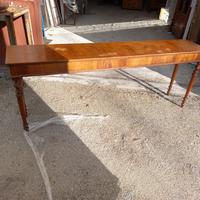TAVOLO CONSOL ANTICO  NOCE 201X40CM