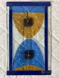 Orologio da Parete in Vetro di Murano Vintage