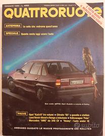 Rivista Quattroruote Gennaio 1986 (N°363)