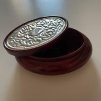 scatolina vintage anni 60  in silver