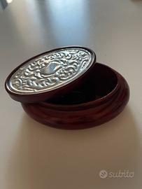 scatolina vintage anni 60  in silver