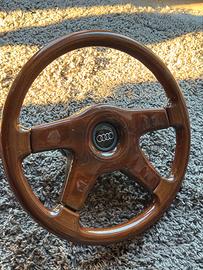 Volante auto in legno vintage per Audi 4 razze