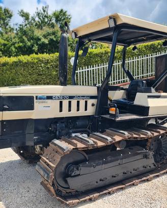 trattore lamborghini cingolato 674 70