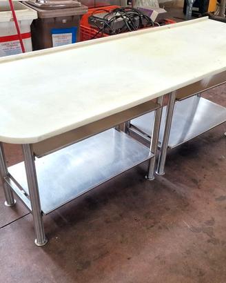 tavolo da macelleria teflon usato