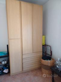 armadio letto con doghe materasso 