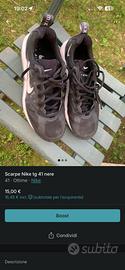 Scarpe nike tg 41.5nere