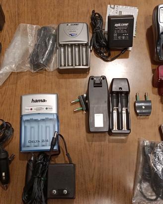 Diversi caricabatterie stilo e ministilo