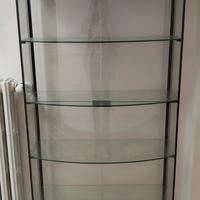 Vetrina espositore oggetti libreria chiusa a vetri