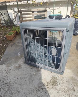 trasportino pieghevole per cani taglia grande