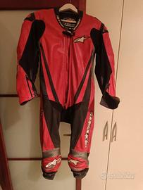 Tuta Alpinestar Rosso/Nera tg. 52