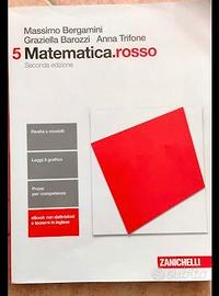 Libro Matematica Rosso - ISBN 9788808537836