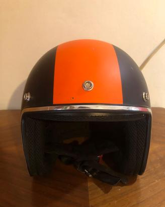Casco Jet BHR Nero/Arancione - Taglia L 