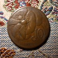 moneta 10 centesimi ape regno d'Italia 1920