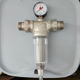 filtro acqua  con manometro per addolcitore 