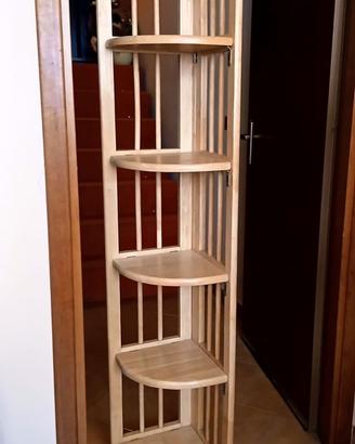 Angoliera in legno di bambù