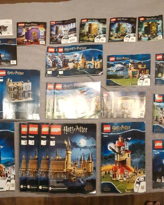 Lotto 19 Modelli Istruzioni LEGO Harry Potter