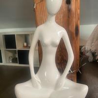 Statua yoga ceramica