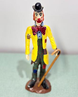 Statua vintage Clown anni 70’ realizzato a mano