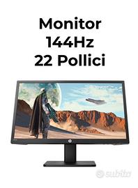 Ultimo Prezzo Monitor Gaming HP 22 144Hz Full HD