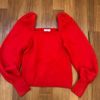 Maglione donna tg S colore corallo misto lana