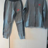 Tuta completa nike (grigia e nera)