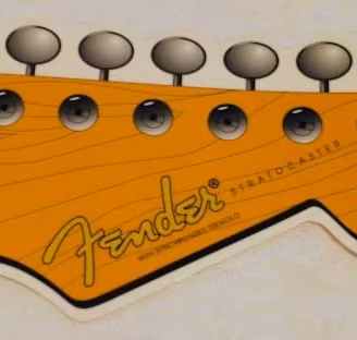 Fender Stratocaster Headstock Sticker NOS