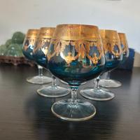 Set di bicchieri d’oro