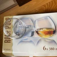 Vetro di Bohemia 15 calici e 12  bicchieri acqua