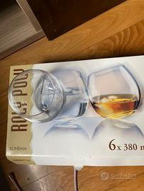 Vetro di Bohemia 15 calici e 12  bicchieri acqua