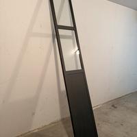 Pannello divisorio in metallo e vetro