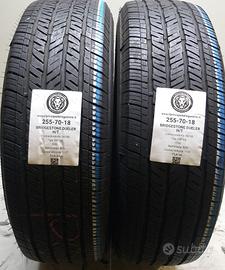 2 GOMME 255 70 18 BRIDGESTONE A66185