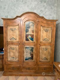 Armadio vintage e due comodini