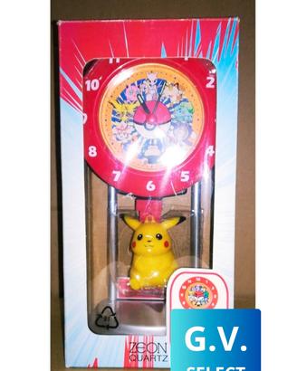  Pokemon - Orologio a Pendolo Pikachu Zeon Quartz