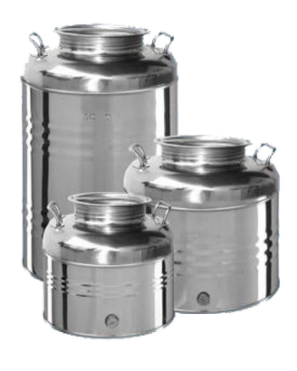 Porta olio in acciaio inox 30 LT