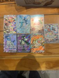 Lotto 7 Carte Pokemon Ar/Full Art