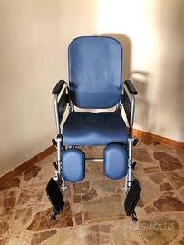 Carrozzina Easy Commode Piano di seduta WC