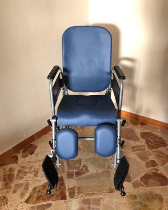 Carrozzina Easy Commode Piano di seduta WC