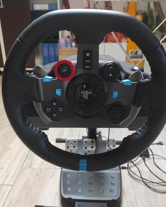 Volante Logitech ps3-ps4 con supporto 