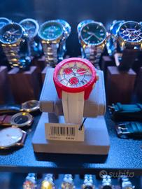 Orologio Zzero Crono Rosso Bianco Silicone 40mm