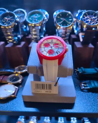 Orologio Zzero Crono Rosso Bianco Silicone 40mm