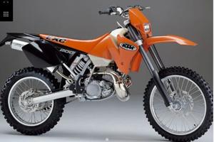 TELAIO TARGATO KTM EXC 200 1998 1999 SX 125 2000 2
