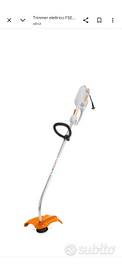 Decespugliatore  stihl elettrico