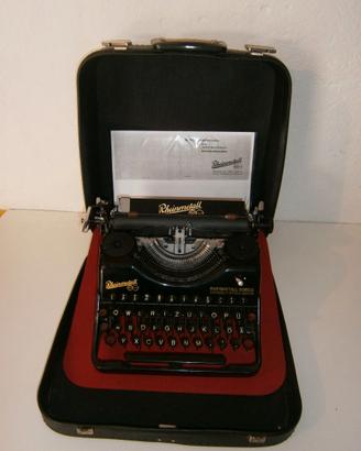 MACCHINA DA SCRIVERE PORTATILE RHEINMETALL