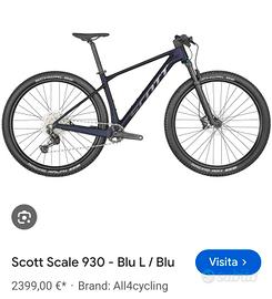 MTB Scott scale carbon 930 Fox32 