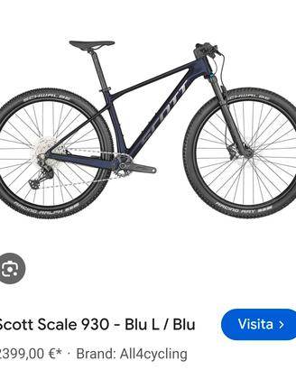 MTB Scott scale carbon 930 Fox32 